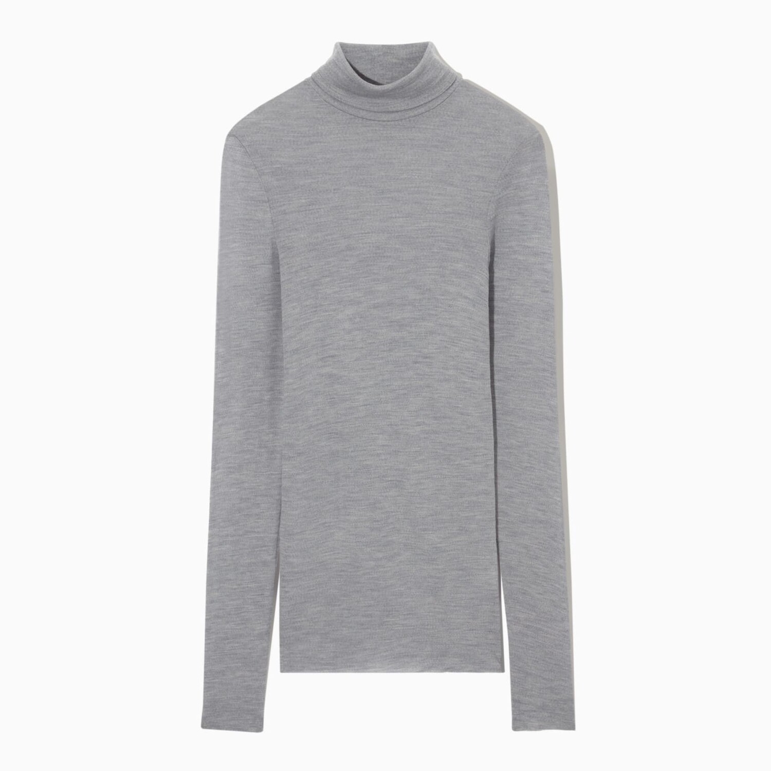 

Водолазка COS Merino Wool, серый меланж