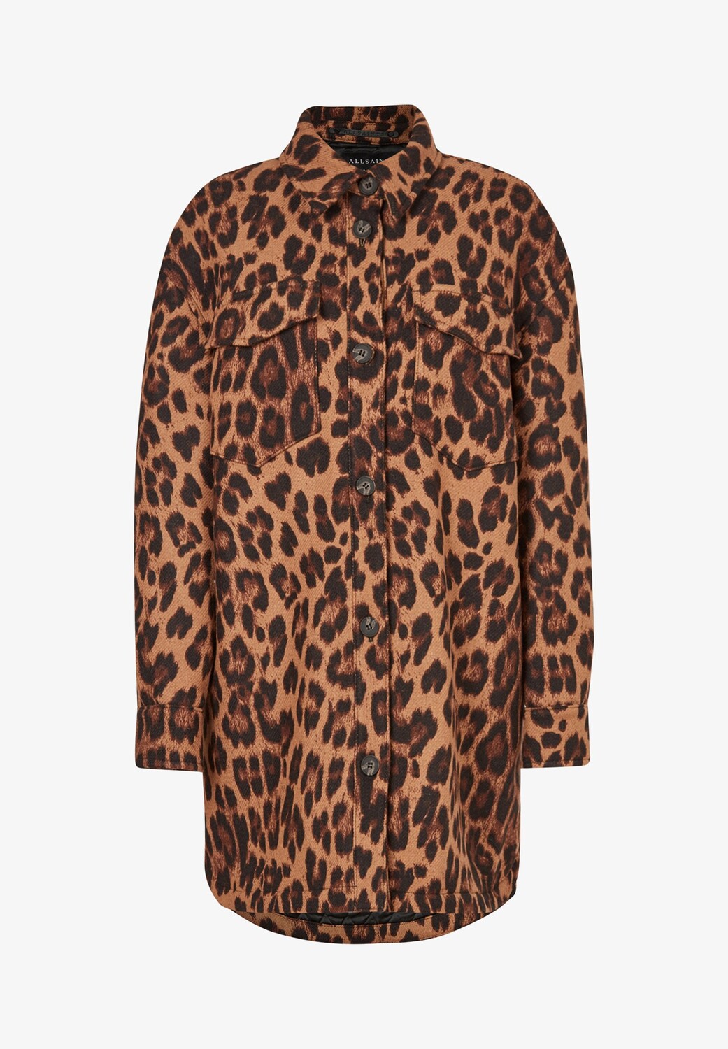 

Пальто короткое Allsaints, коричневый