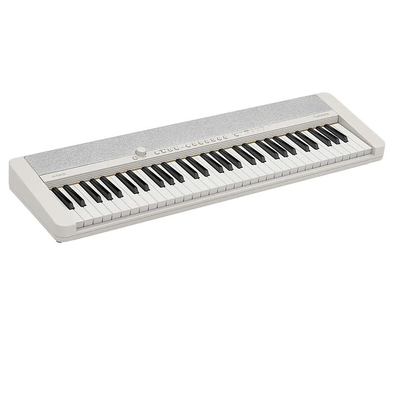

61-клавишная портативная клавиатура Casio Casiotone CT-S1 в стиле фортепиано, белый