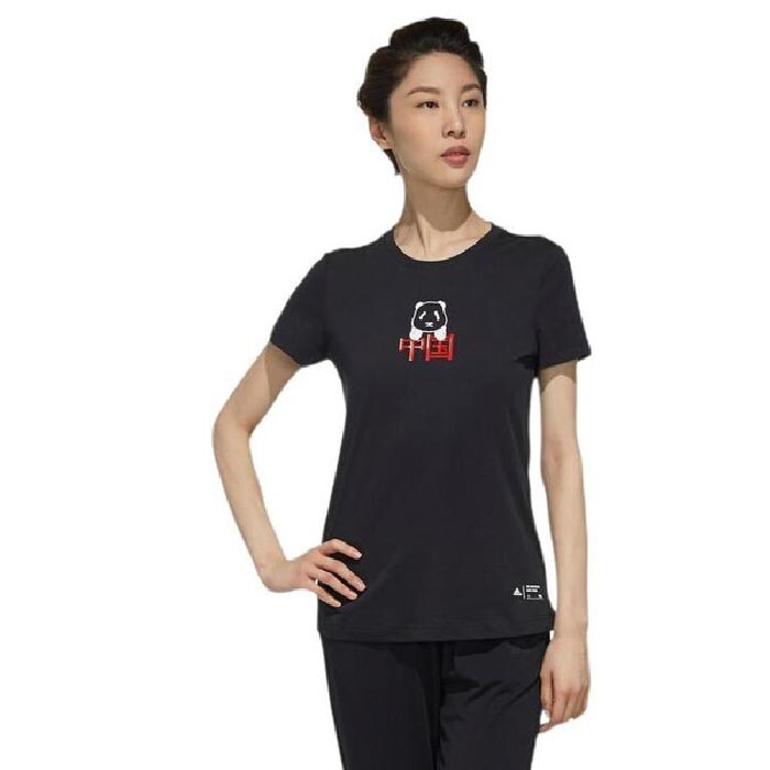 

Женская футболка Adidas KC TEE LS CN, черный