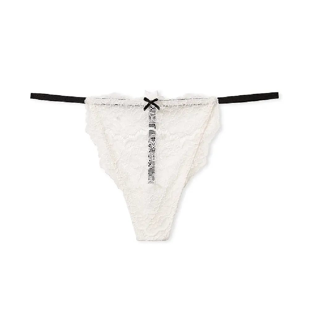

Трусы Victoria's Secret Very Sexy Mesh And Lace, белый/черный