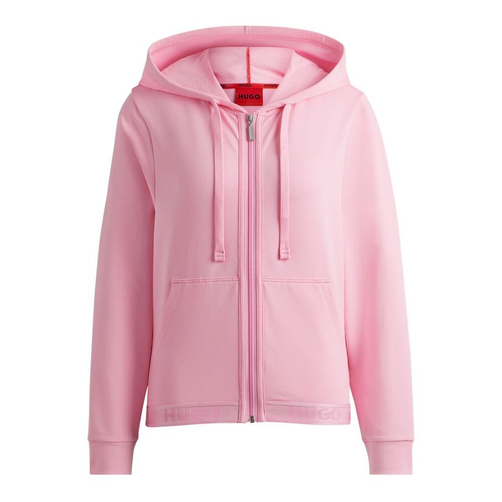 

Толстовка HUGO Logo 10262204 Full Zip, розовый