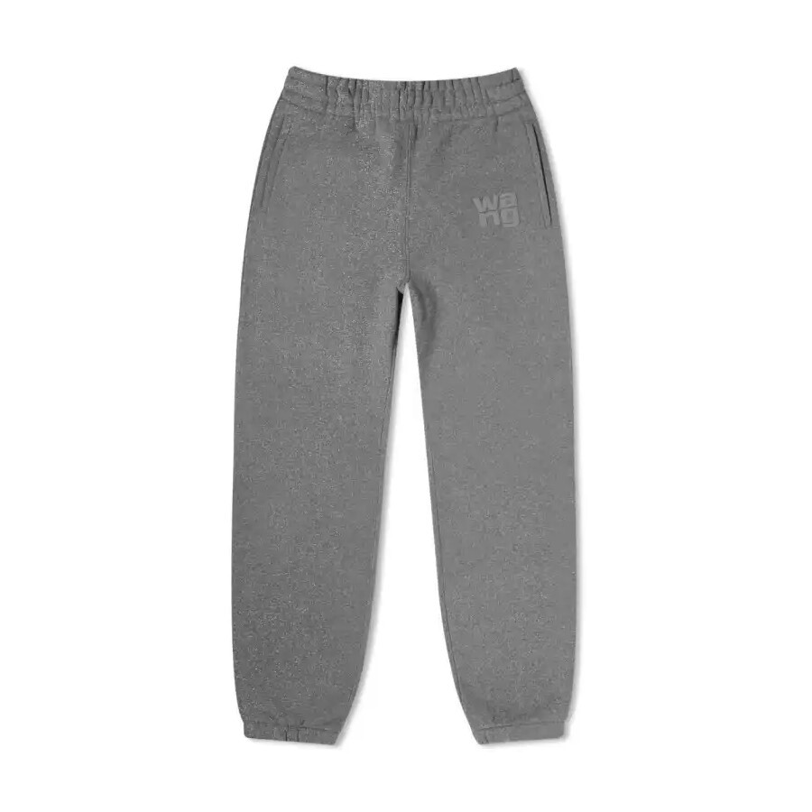 

Спортивные брюки Alexander Wang Glitter Essential Terry, серый