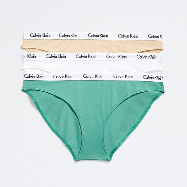 

Набор трусов Calvin Klein Carousel Cotton, 3 предмета, голубой/розовый/белый