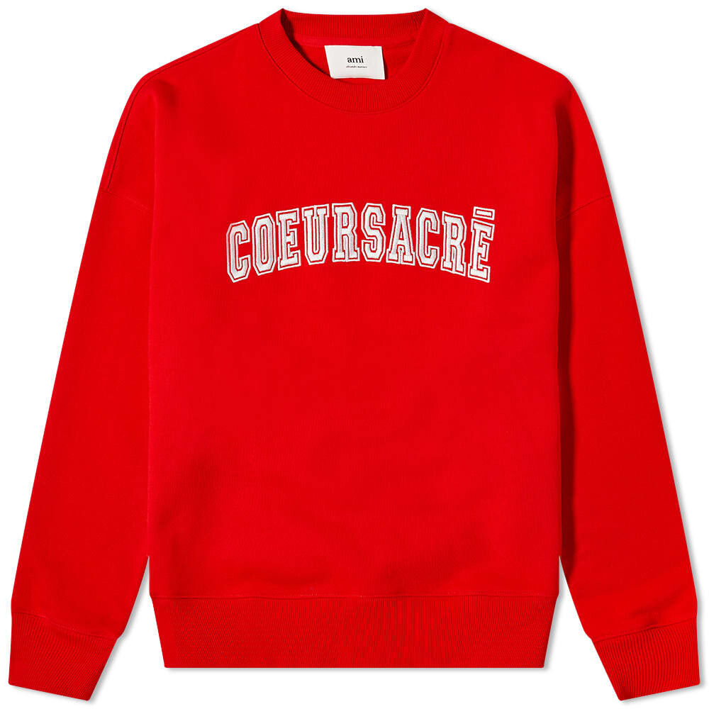 

Толстовка AMI Coeur Sacre Sweat, Красный