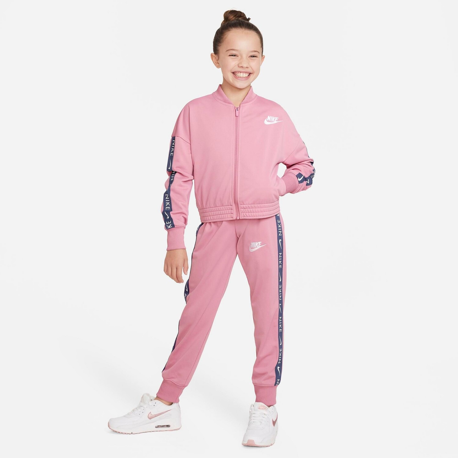 

Спортивный костюм Nike Sportswear с лентами для девочек для девочек, розовый