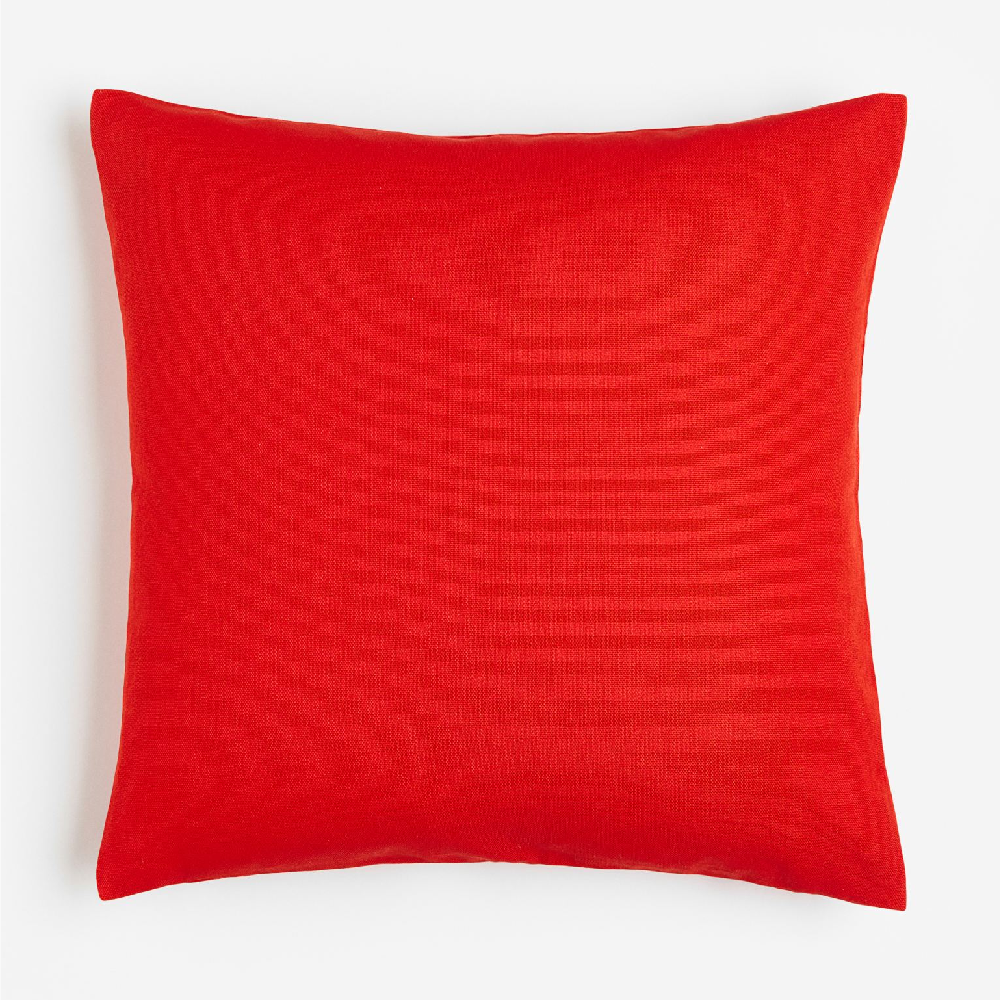 Декоративная наволочка H&M Home Cotton, красный