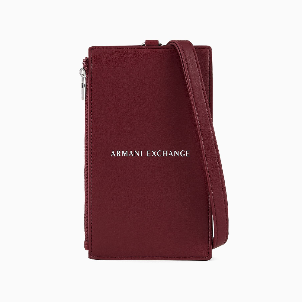 Чехол для телефона Armani Exchange, бордовый цена и фото