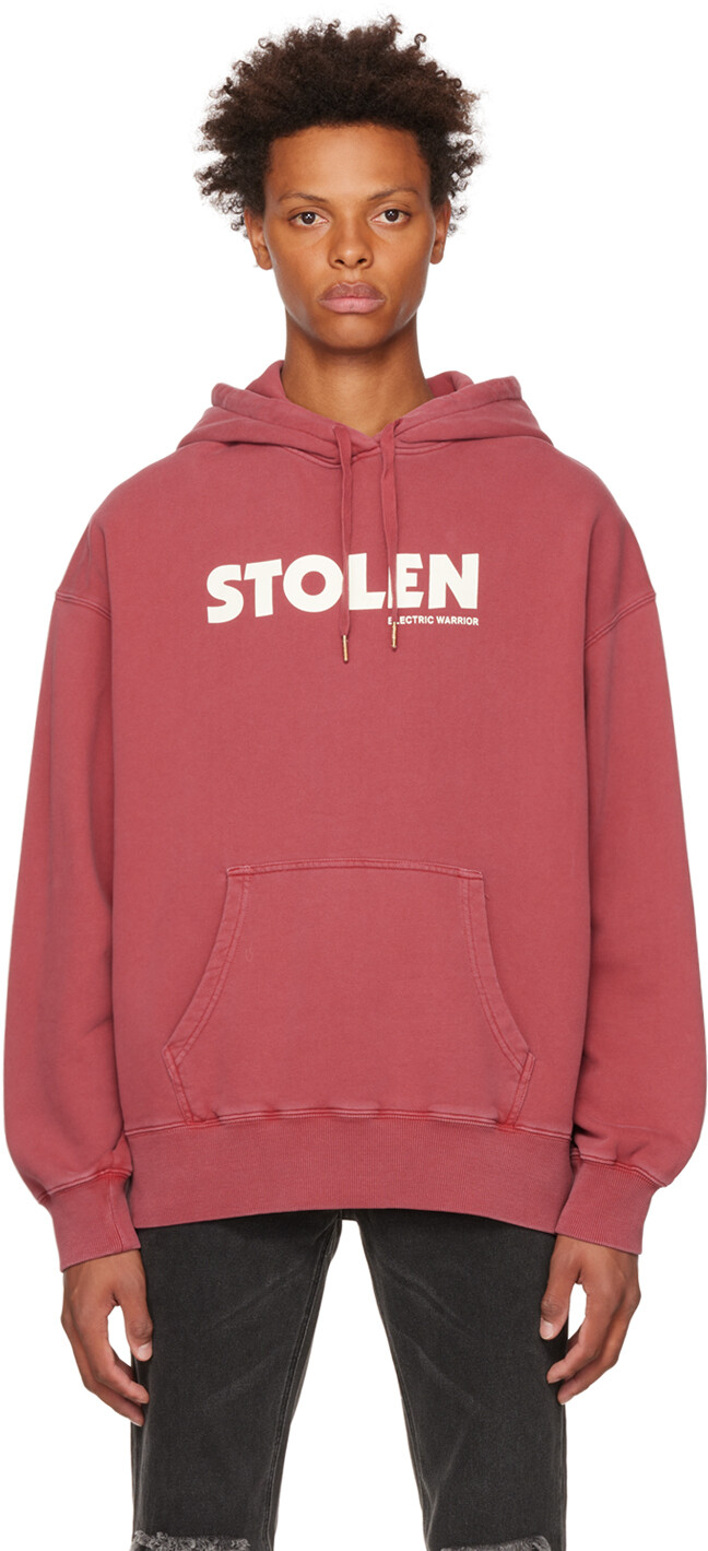 

Красная толстовка с капюшоном с плакатом Stolen Girlfriends Club, Красный
