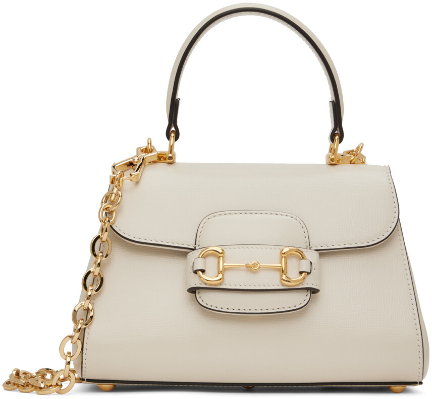 

Миниатюрная сумка Horsebit 1955 Off-White Gucci