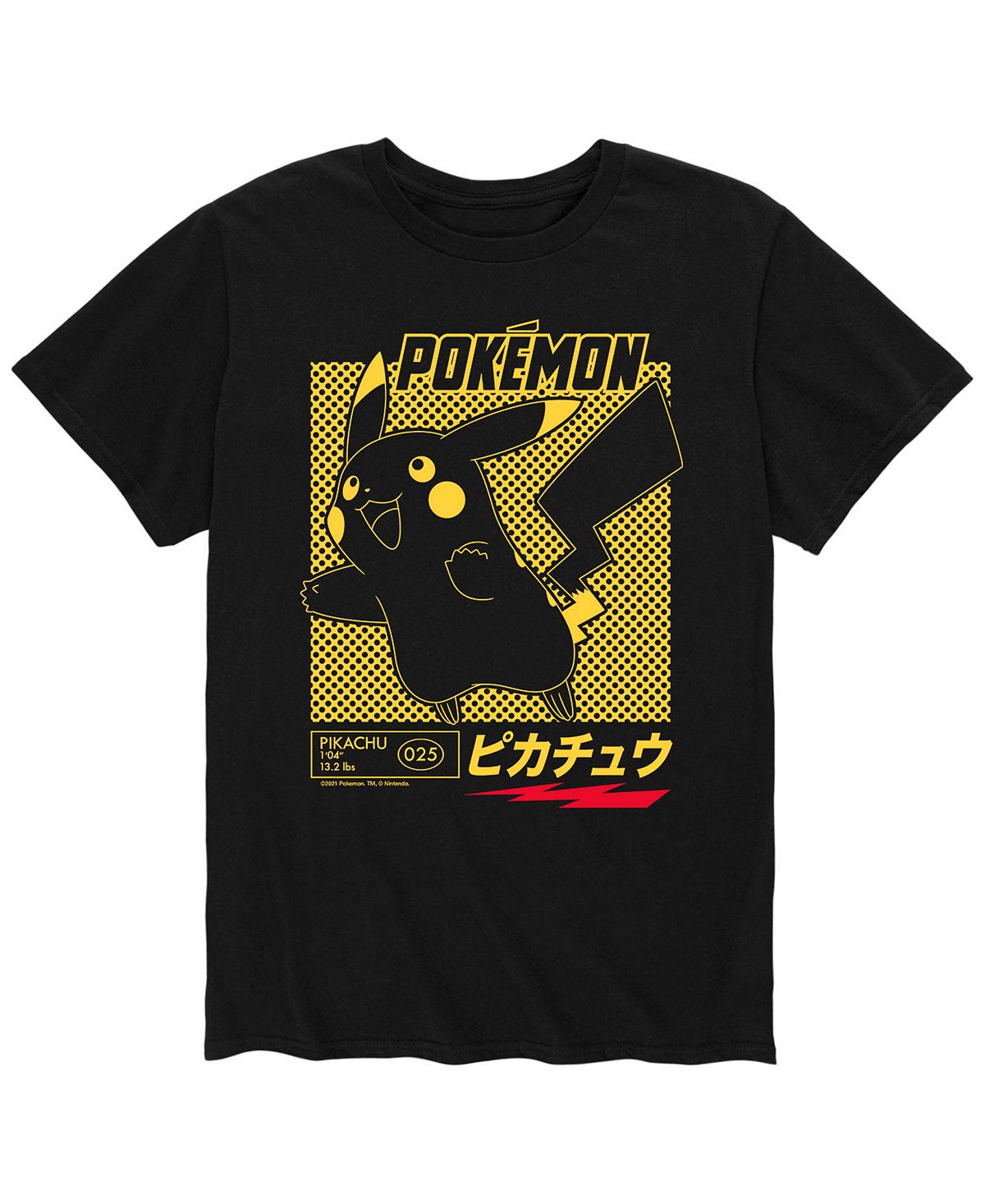 Мужская футболка с изображением покемонов AIRWAVES, черный