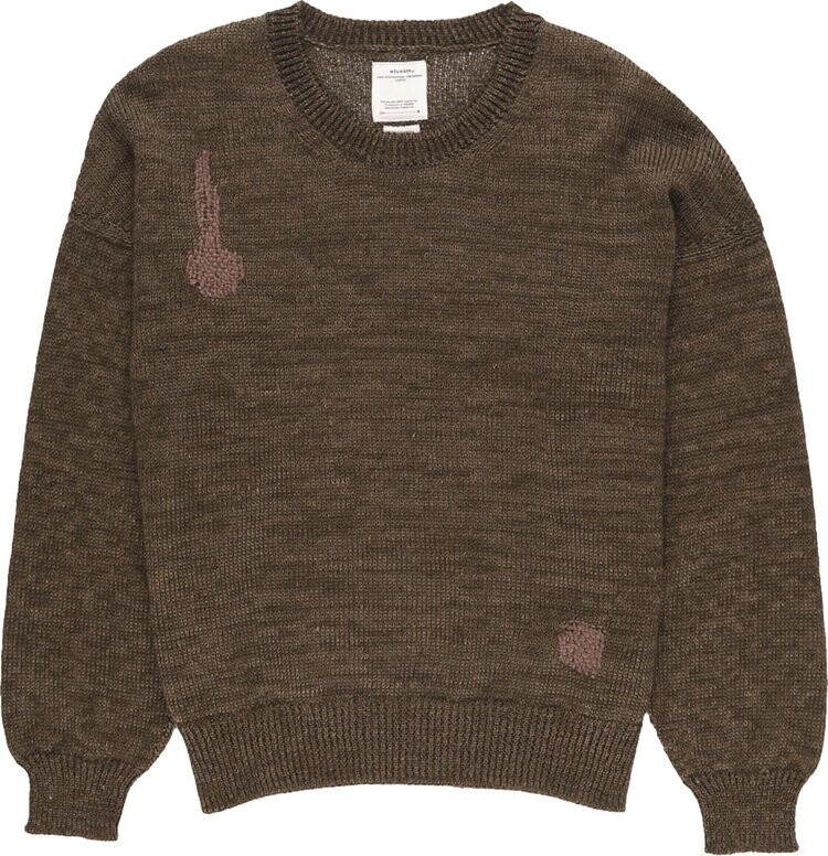 

Толстовка Visvim Jumbo Crew Knit 'Olive', зеленый