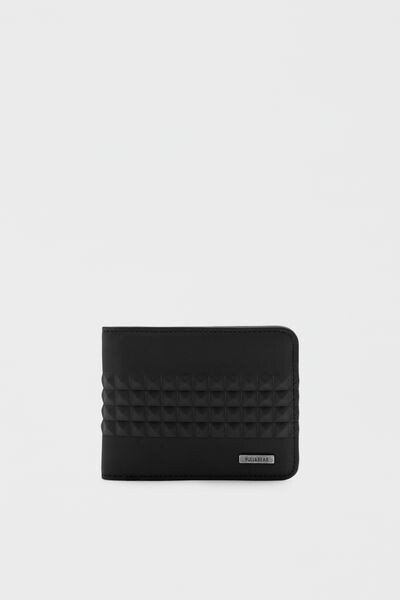 

Черный бумажник с тиснением PULL&BEAR
