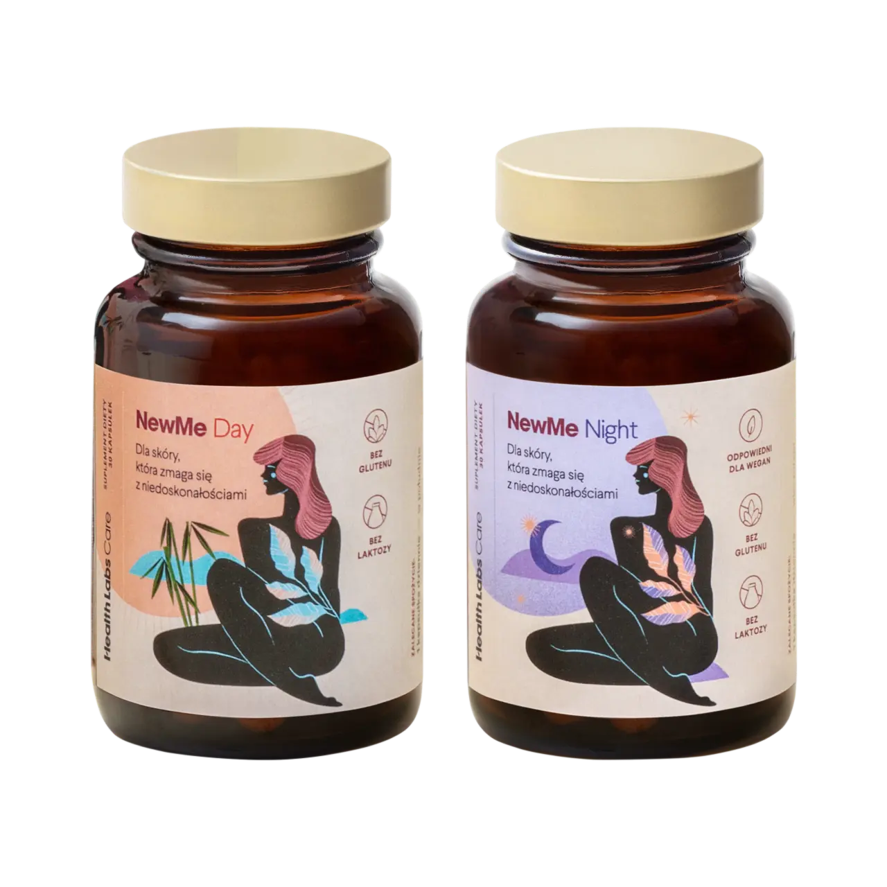 

Health Labs Care NewMe БАД витамины и минералы для волос, кожи и ногтей День+Ночь, 2х30 капс./1 уп.