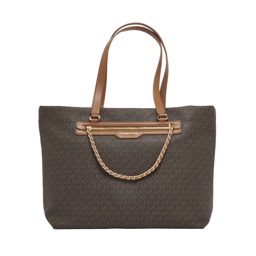 

Сумка-тоут Michael Kors Lg Tz, коричневый
