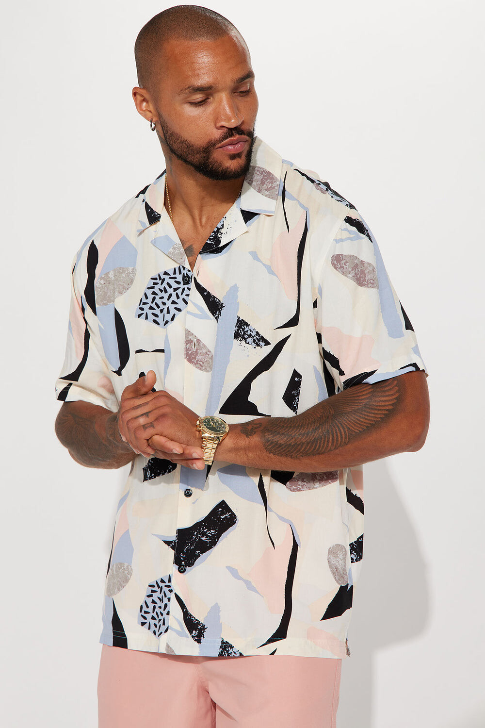 

Рубашка Fashion Nova D2419X4256, слоновая кость