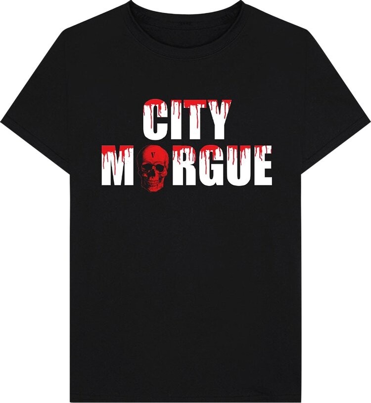 

Футболка Vlone x City Morgue Dog T-Shirt 'Black', черный
