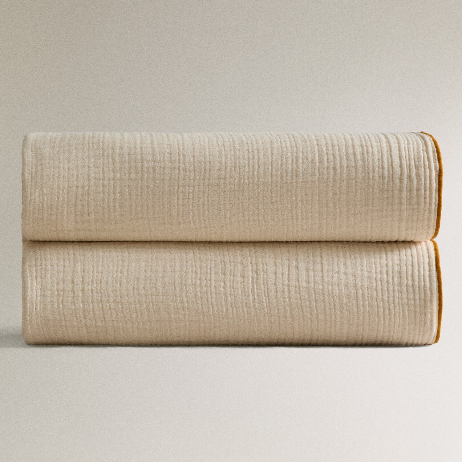 

Плед Zara Home Muslin, светло-бежевый, 140х190 см