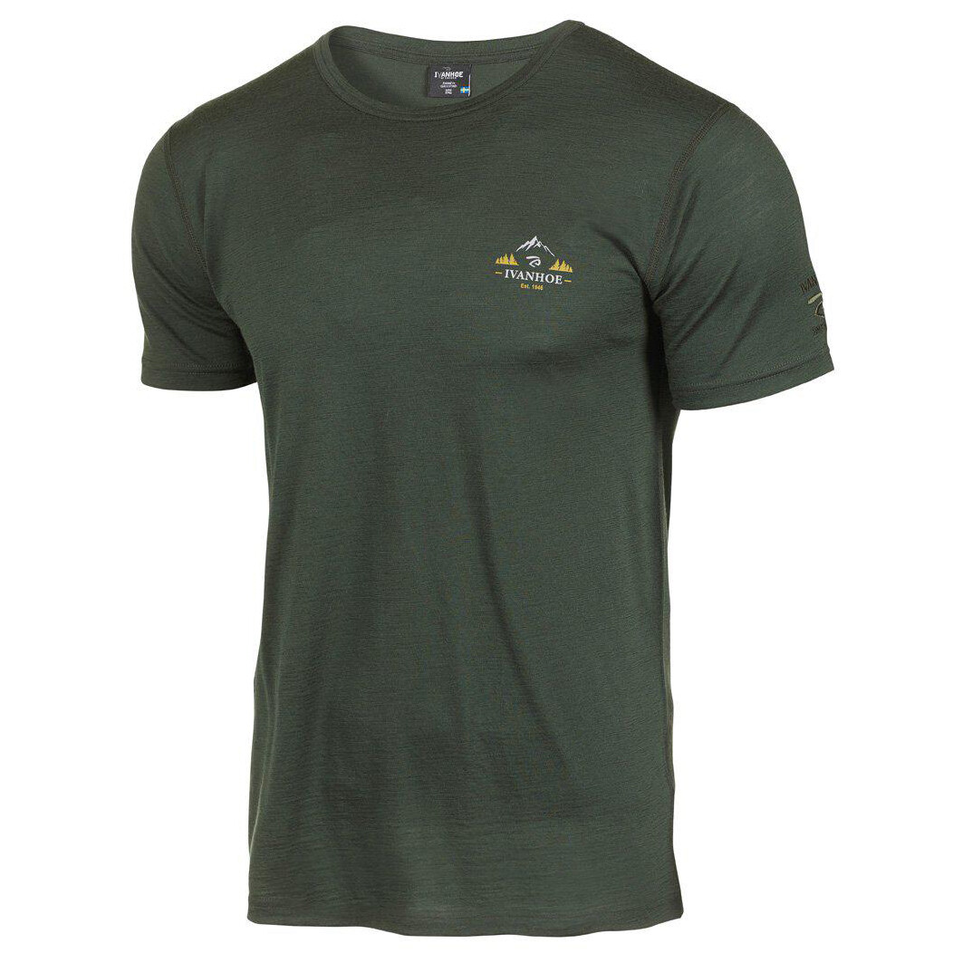 

Рубашка из мериноса Ivanhoe Of Sweden Underwool Agaton Horizon, цвет Rifle Green