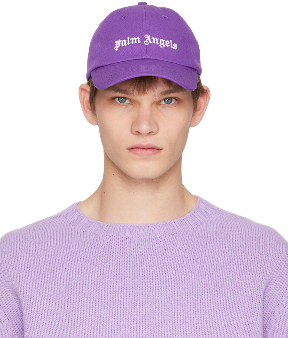 

Фиолетовая кепка с логотипом Palm Angels