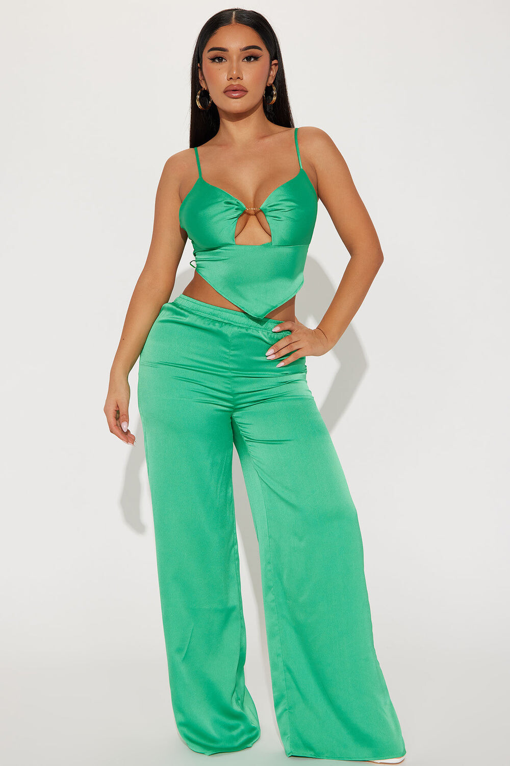 

Брюки Fashion Nova 81241SK, зеленый