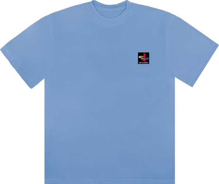 Футболка Cactus Jack by Travis Scott Gamer II T-Shirt 'Blue', синий