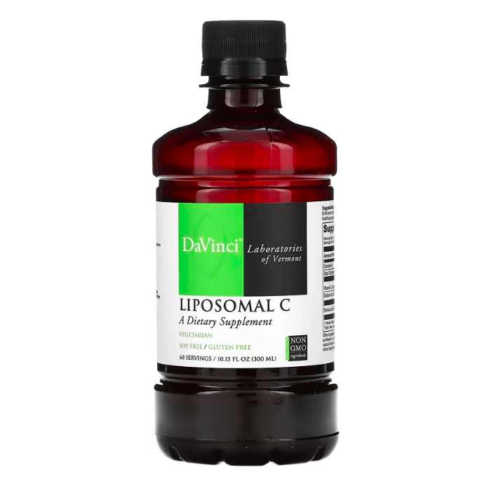 Липосомальный витамин C DaVinci Laboratories of Vermont 1250 мг, 300 мл naturelo витамин c ягоды ацеролы и цитрусовые биофлавоноиды 90 капсул
