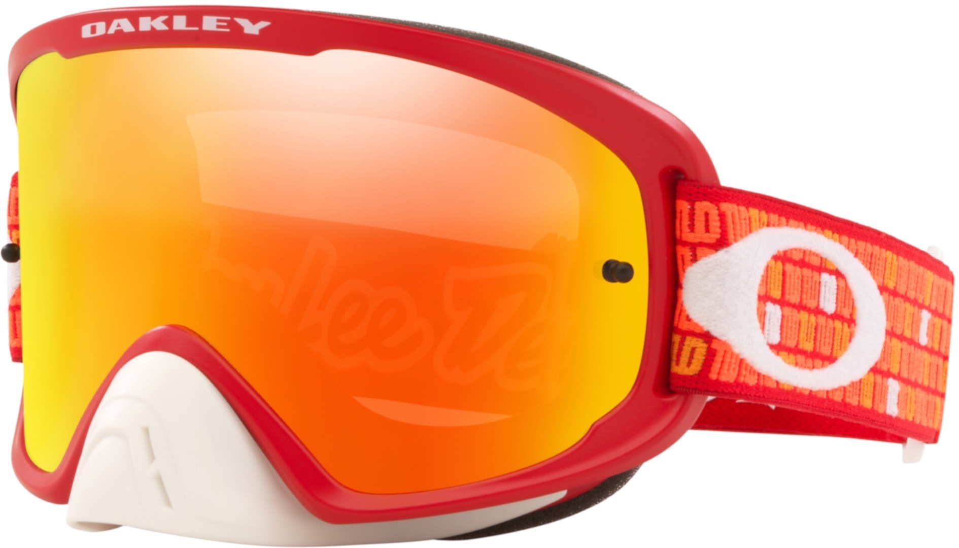 Очки Oakley TLD O-Frame 2.0 Pro Monogram для мотокросса, желто-красный - фото