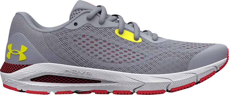 

Кроссовки Under Armour HOVR Sonic 5 GS Mod Grey Bolt Red, серый