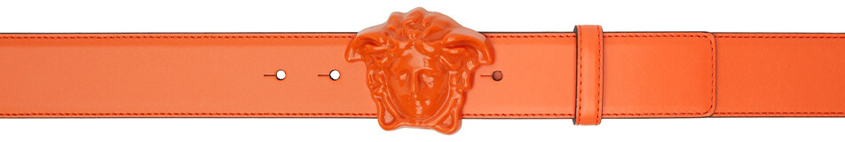 

Оранжевый ремень \Ла Медуза\"" Versace
