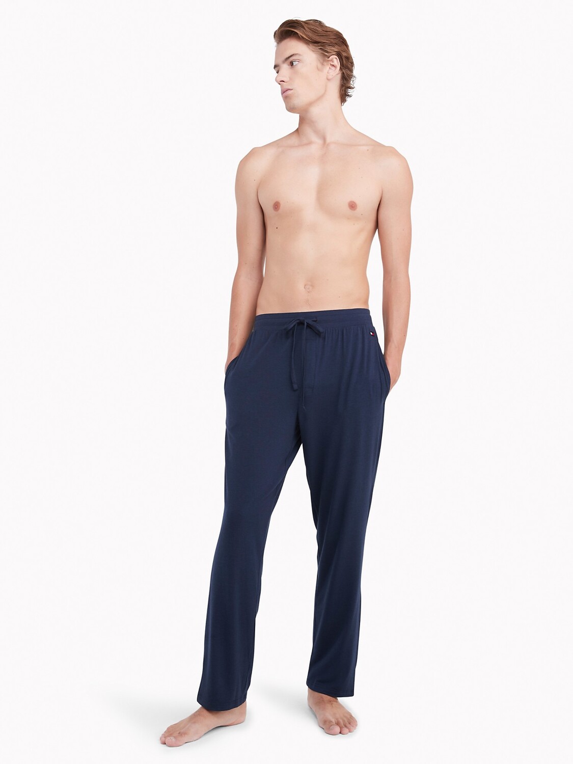 

Брюки Tommy Hilfiger essential luxe stretch, тёмно-синий