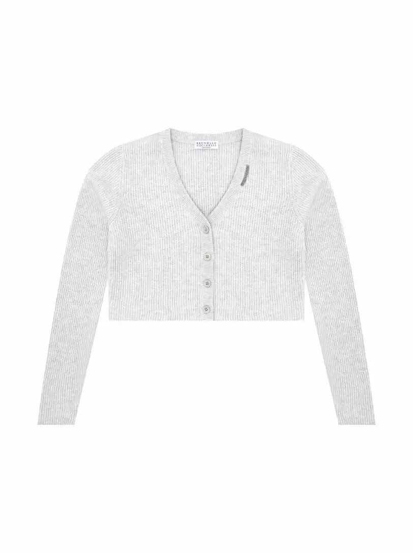 

Укороченный кардиган с цепью мониль Brunello Cucinelli