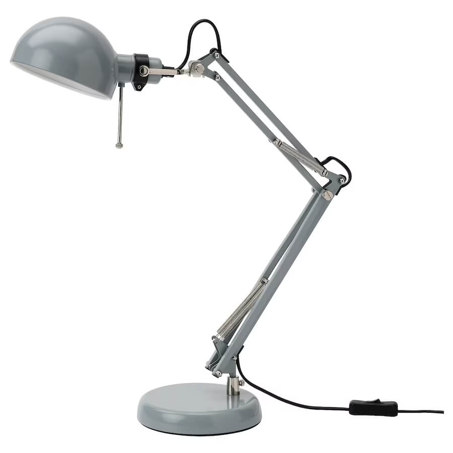 Рабочая лампа Ikea Forsa, бирюзовый
