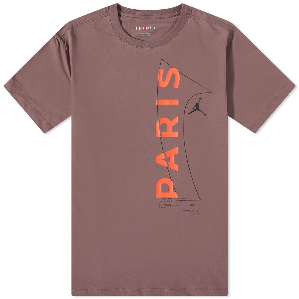 

Футболка Air Jordan PSG Paris, серо-красный