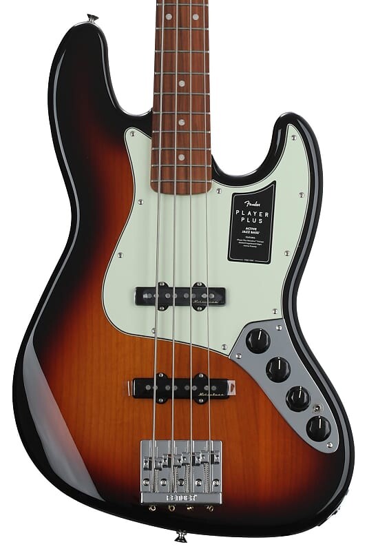 

Fender Player Plus Active Jazz Bass — 3-тональный Sunburst с накладкой Pau Ferro 0147373300