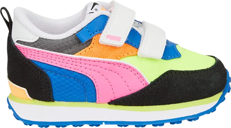

Кроссовки Puma Rider FV Infant Lime Squeeze Black Royal, синий