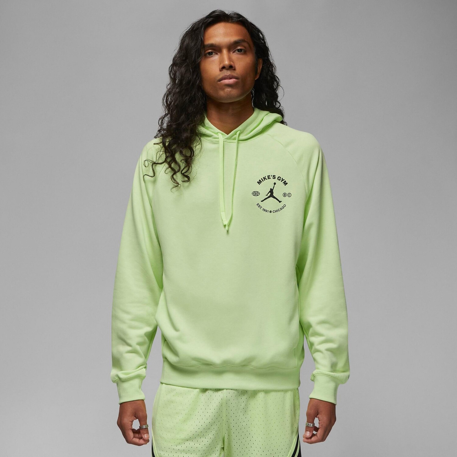 

Мужская флисовая худи Jordan Dri-FIT Sport BC, зеленый