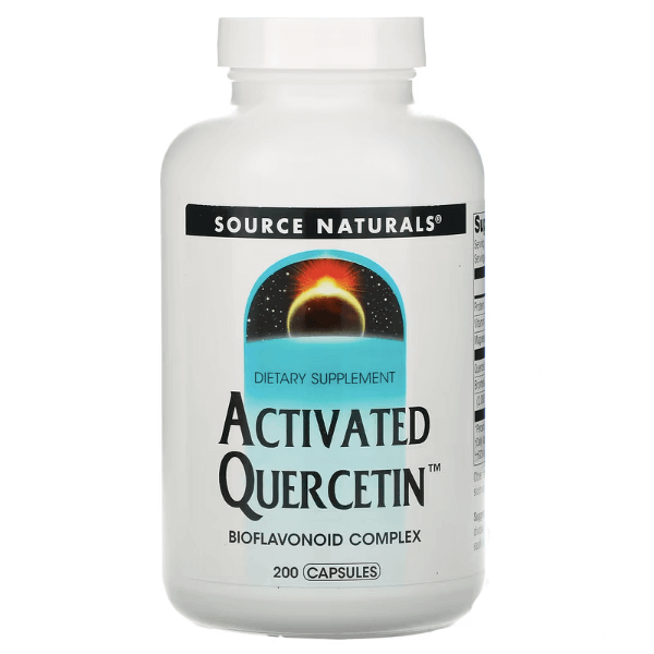 активированный кверцетин 200 капсул source naturals Активированный кверцетин, 200 капсул, Source Naturals