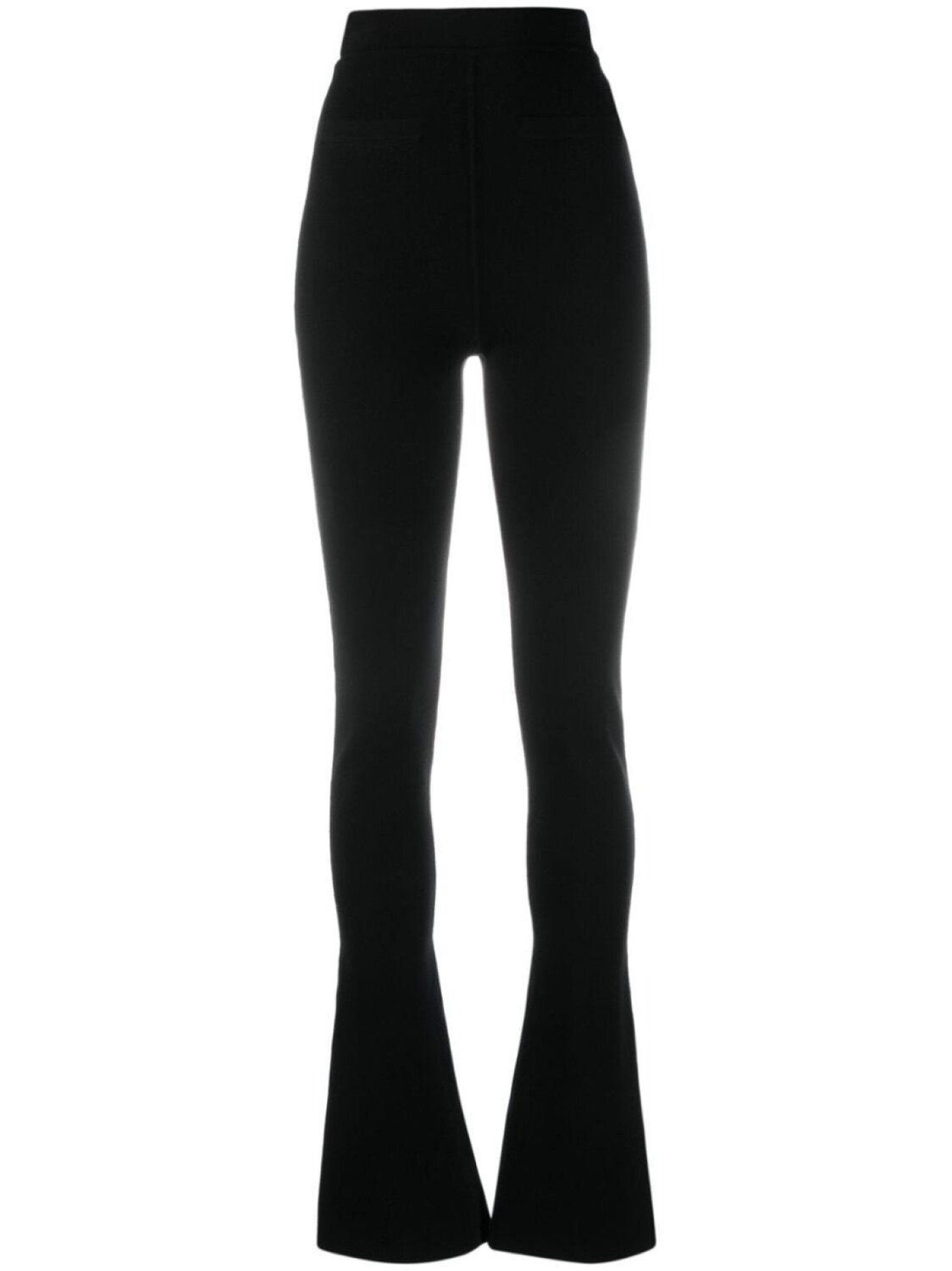 

Saint Laurent расклешенные легинсы из шерсти, черный