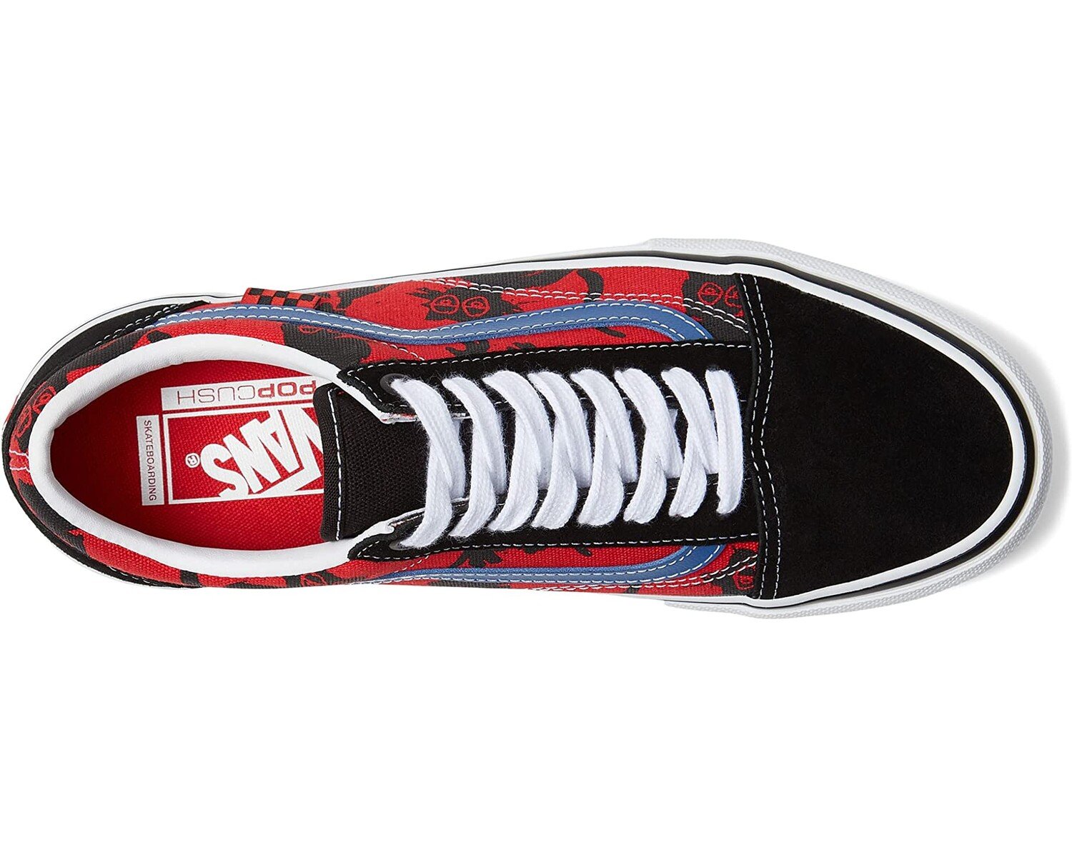 

Кроссовки Skate Old Skool Vans, красный