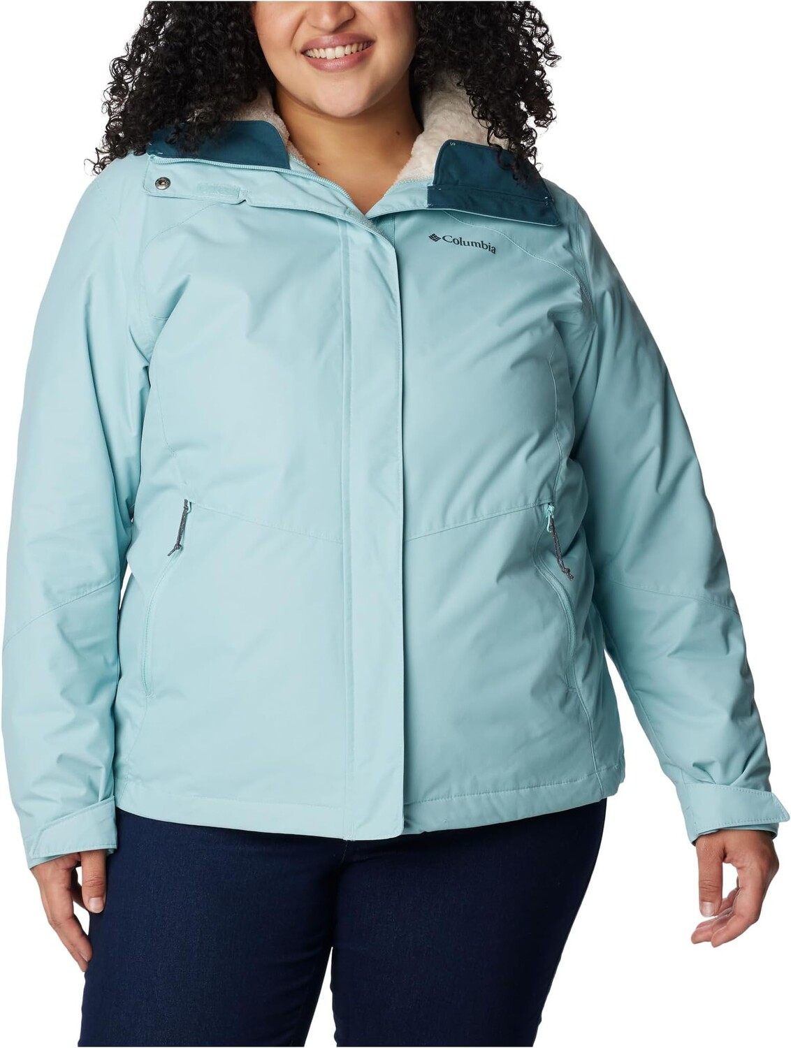 

Куртка Plus Size Bugaboo II Fleece Interchange Jacket Columbia, цвет Aqua Haze