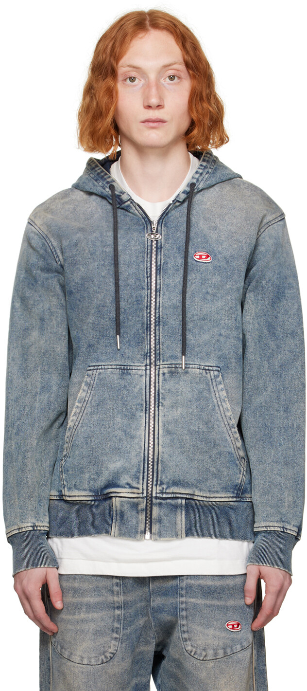 

Синий худи Diesel D-Gir-Ne