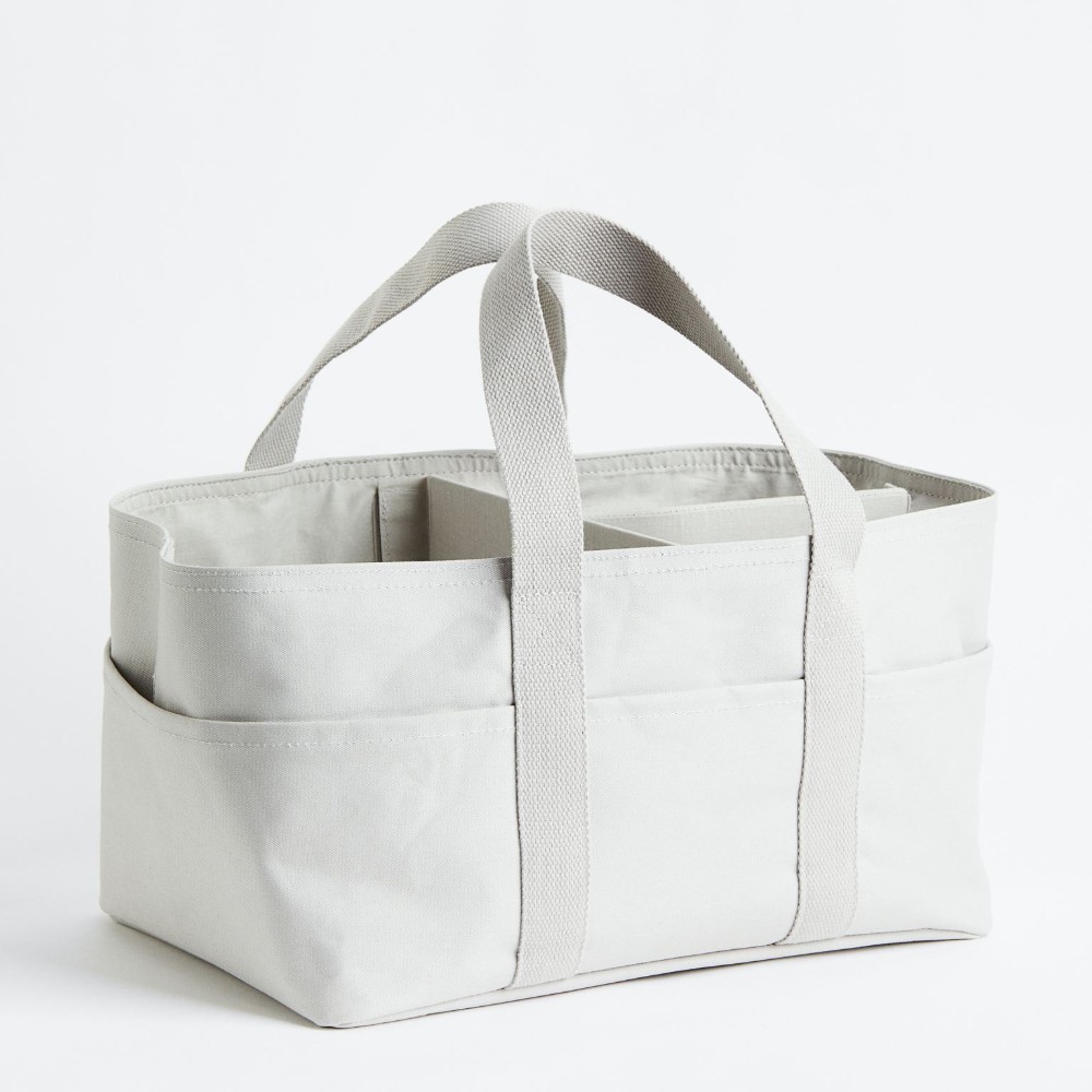 Сумка для пеленания H&M Home Cotton Canvas, светло-серый сумка для пеленания h