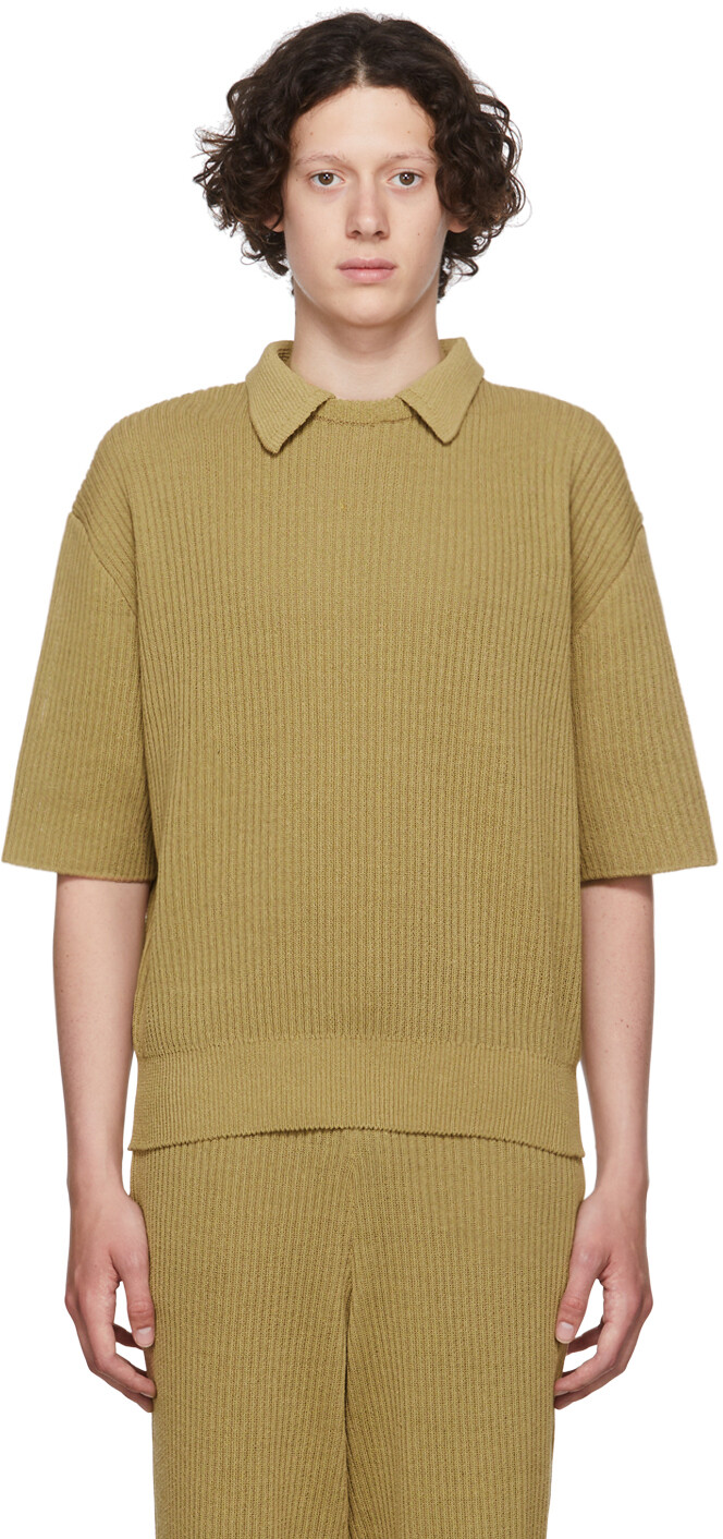 

Поло из хлопка SSENSE Exclusive Tan LE17SEPTEMBRE