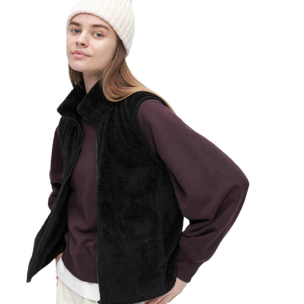 

Жилет Uniqlo Furry Fleece, черный