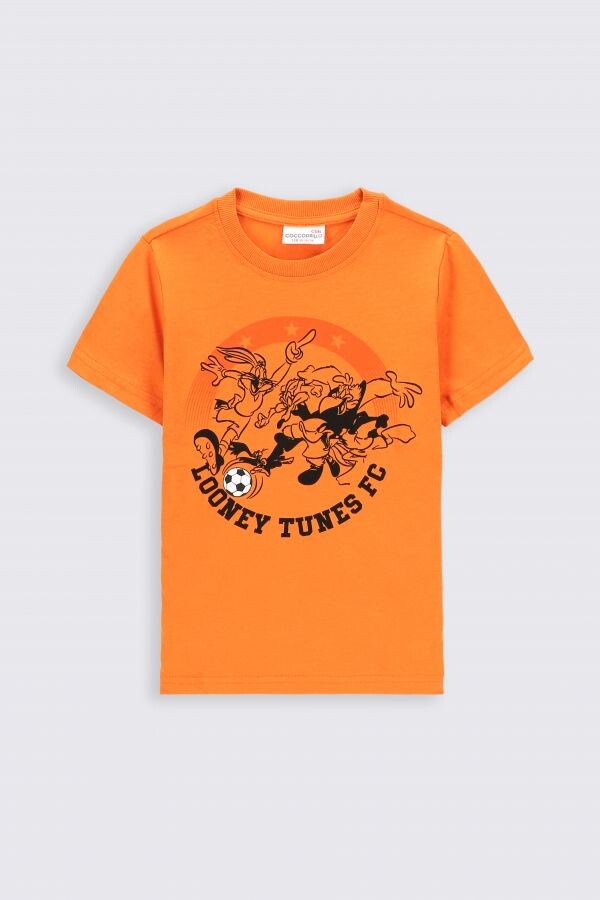 

Футболка с короткими рукавами Coccodrillo Looney Tunes, оранжевый