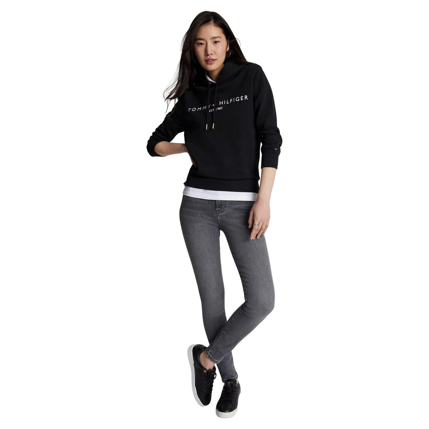

Худи Tommy Hilfiger Logo, черный