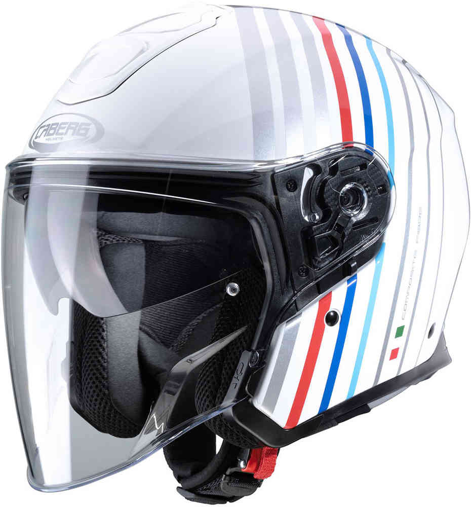 цена Реактивный шлем Flyon Bakari Caberg, белый/красный/синий