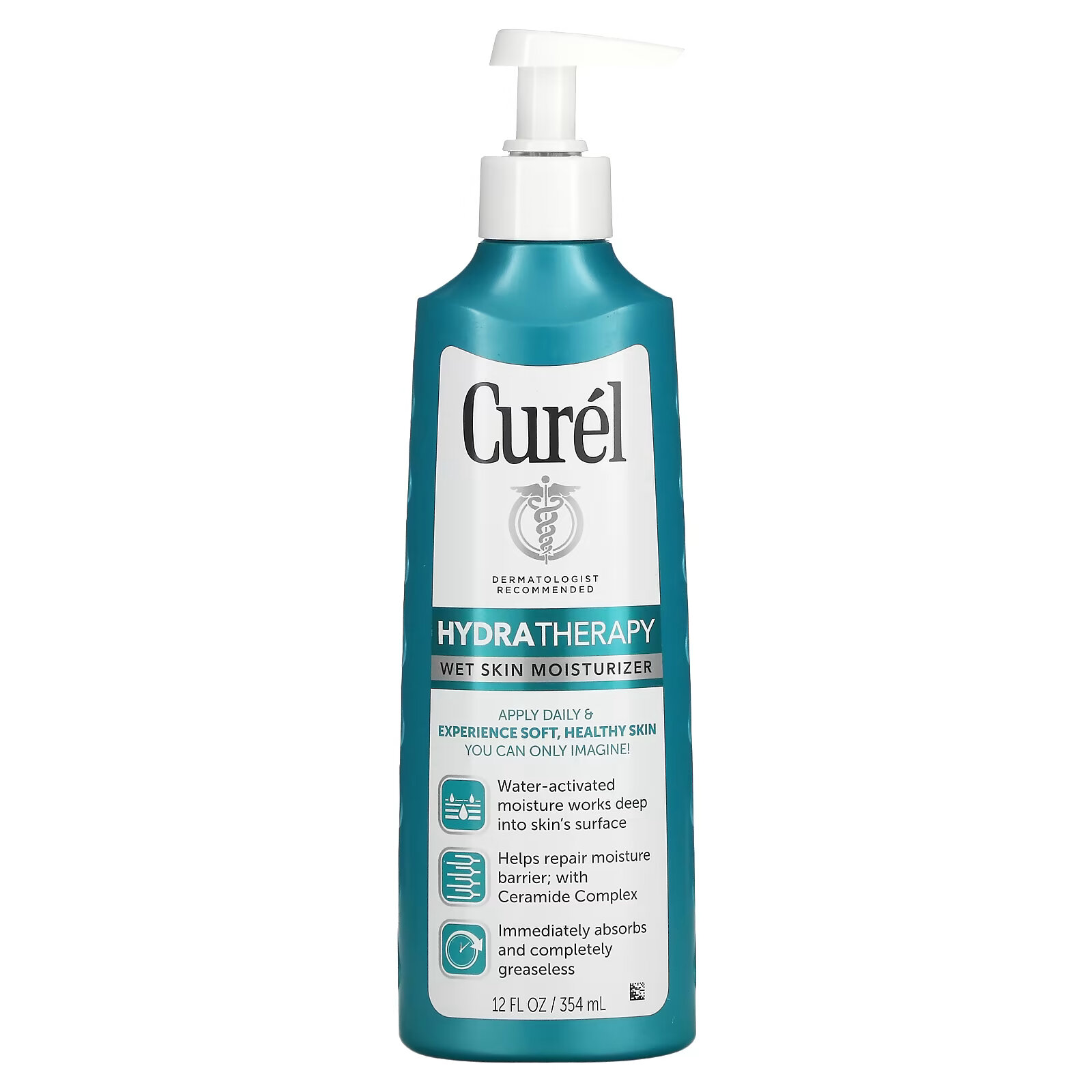 Curel, Увлажняющее средство Hydra Therapy для нанесения на влажную кожу, 354 мл jergens увлажняющее средство natural glow для нанесения на влажную кожу оттенок medium to tan 221 мл