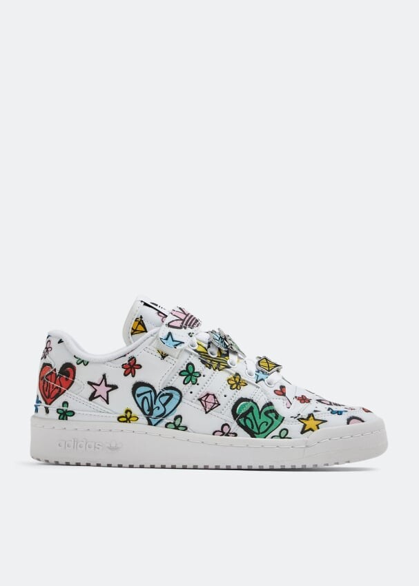 

Кроссовки ADIDAS x Jeremy Scott Forum 84 Low Mono sneakers, белый